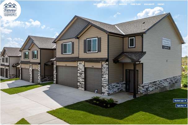 Fairview Crossing Townhomes exterior